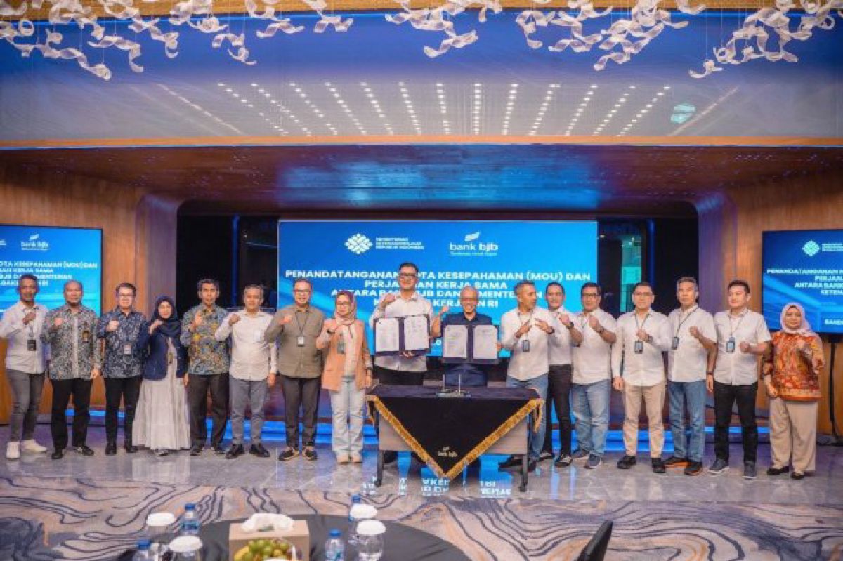 JAKARTA — bank bjb Jalin MoU dengan Kemnaker Perkuat Daya Saing SDM