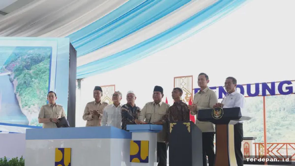 Prabowo Resmikan Bendungan Meninting, Andalan Baru Air dan Listrik di Lombok