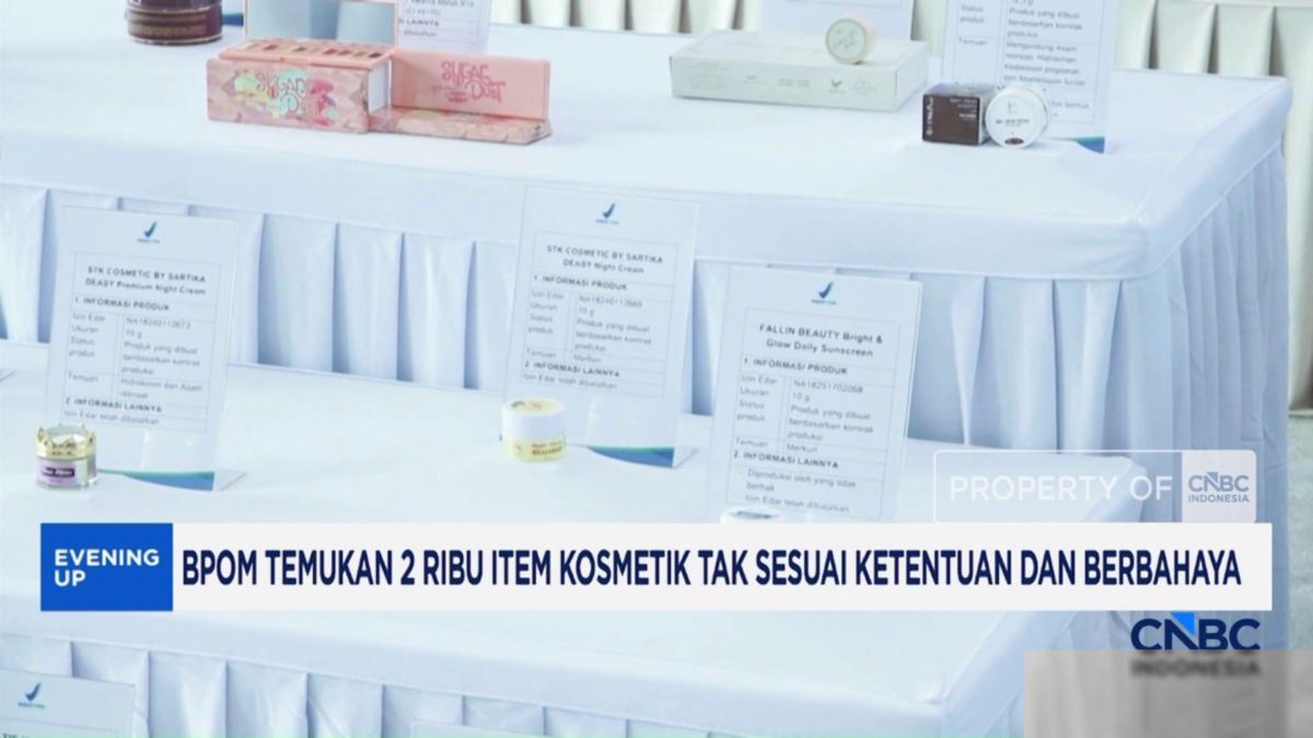BPOM Sita 2.000 Kosmetik Ilegal Berbahaya