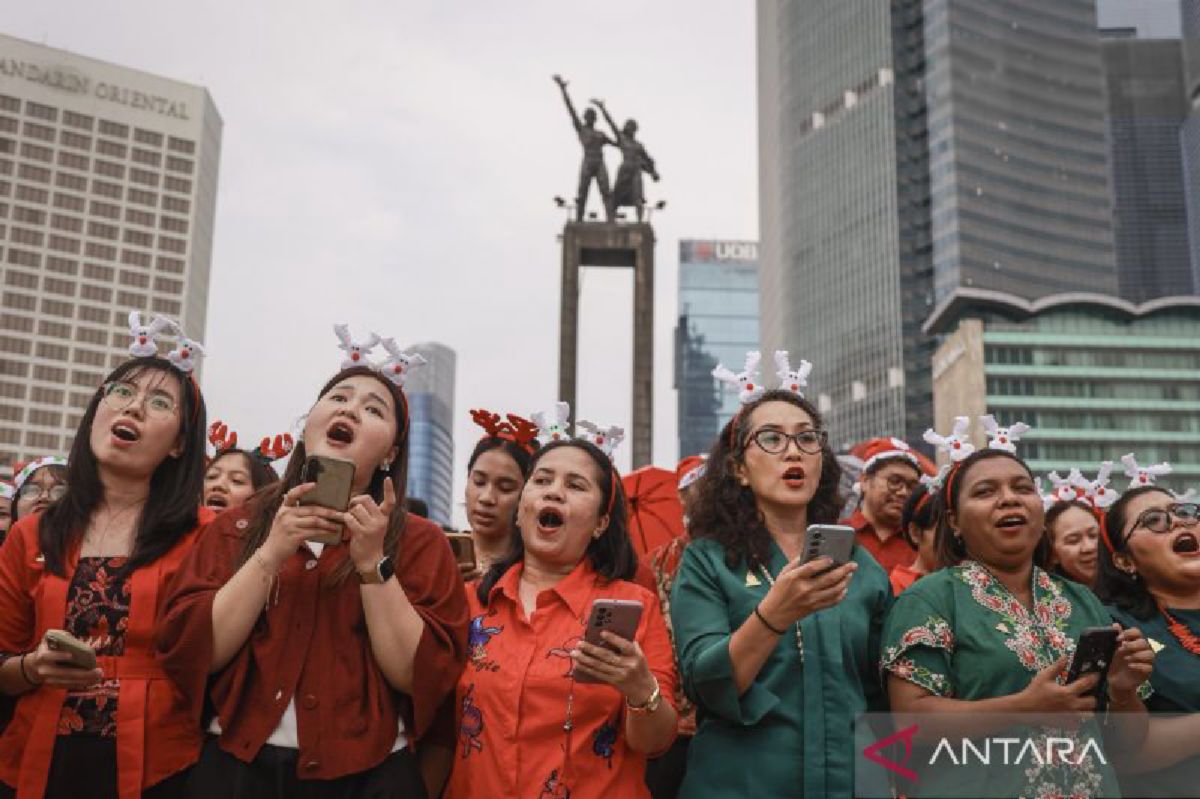 Lagu 'We Wish You A Merry Christmas' Menggema di Kolosal Natal Jakarta
