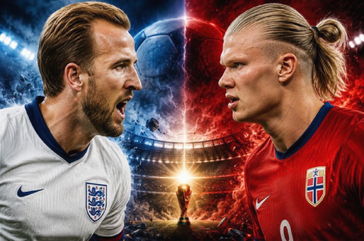 Kane dan Haaland Bertarung, Cuaca Buruk Ancam Inggris vs Norwegia