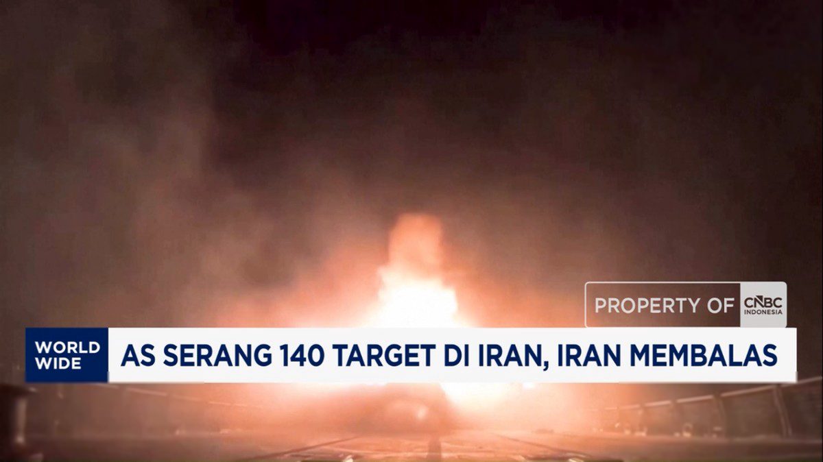 AS Hantam 140 Target Iran, Iran Balas Serangan Rudal Skala Besar