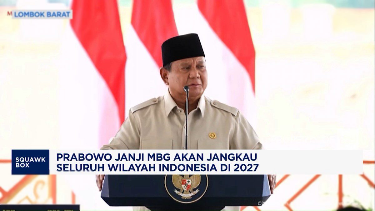 Target Prabowo: MBG untuk Seluruh Indonesia pada 2027