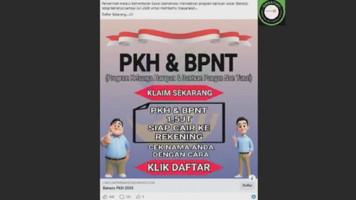 Cek Fakta Liputan6.com Ungkap Klaim Palsu Link Bansos Rp1,5 Juta