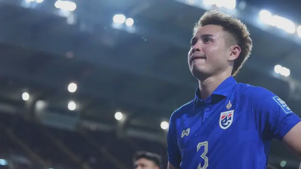 Air Mata Theerathon Bunmathan saat Thailand Gagal Lolos Kualifikasi Piala Dunia